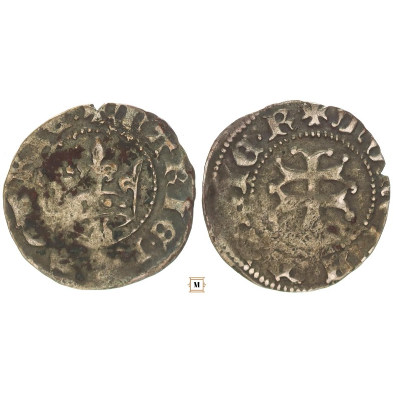 Mária 1382-87/1395 denár "A" ÉH 443