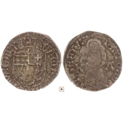 I. Mátyás 1458-90 denár K-A ÉH 562
