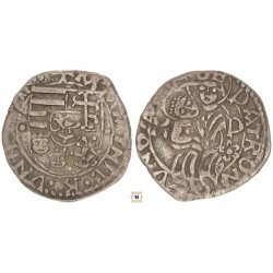I. Mátyás 1458-90 denár K - P/rozetta ÉH 567