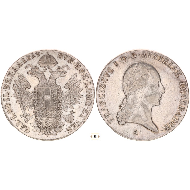 I. Ferenc tallér 1819 A