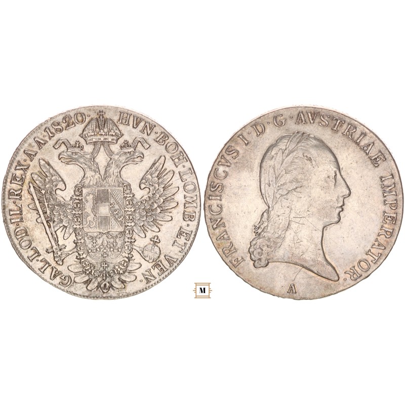 I. Ferenc tallér 1820 A