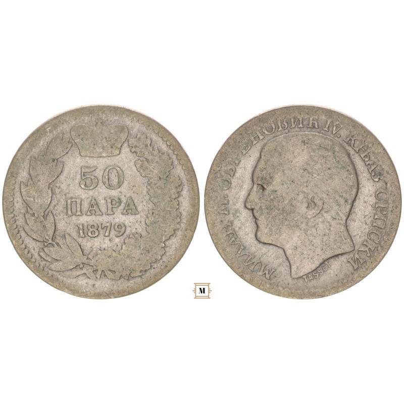 Szerbia 50 para 1879