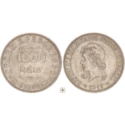 Brazília 1000 reis 1911