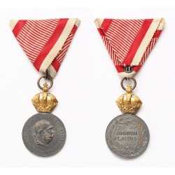 Ferenc József Bronz Signum Laudis hadifém R!