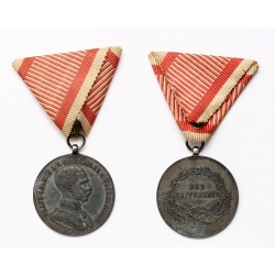 Ferenc József Nagyezüst Vitézségi Érem Hadifém