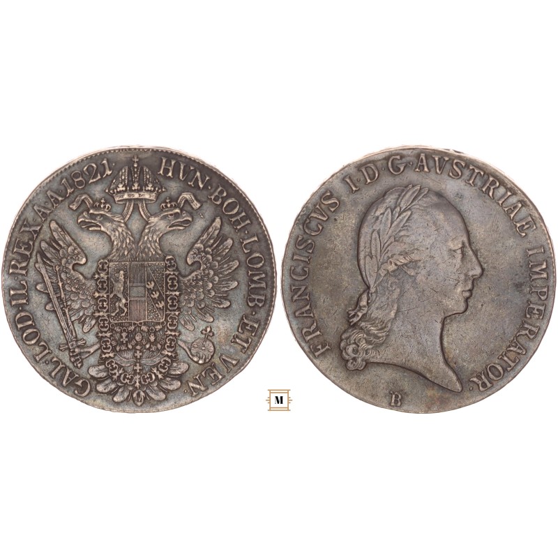 I. Ferenc tallér 1821 B