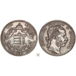 Ferenc József 1 forint 1869 GyF