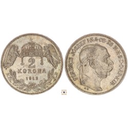 Ferenc József 2 korona 1912 KB