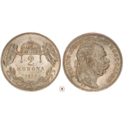 Ferenc József 2 korona 1912 KB
