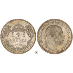 Ferenc József 2 korona 1912 KB