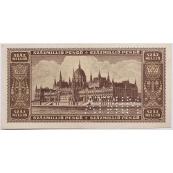 Százmillió Pengő 1946 MINTA