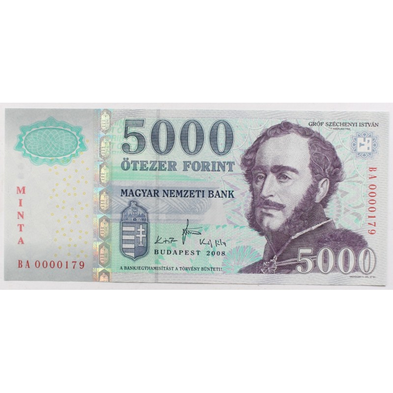 5000 forint 2008 BA MINTA