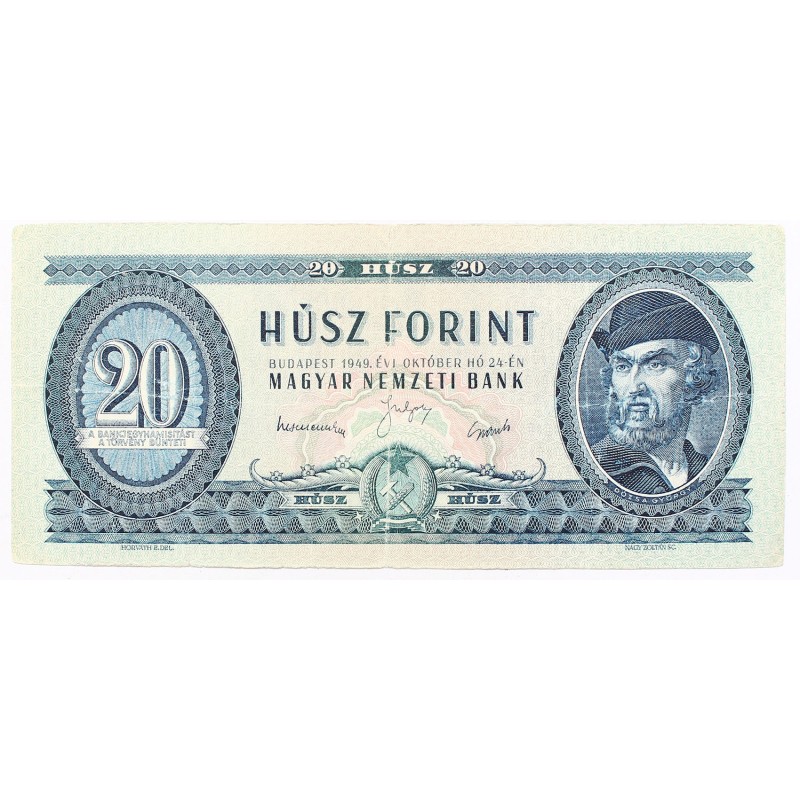 20 forint 1949
