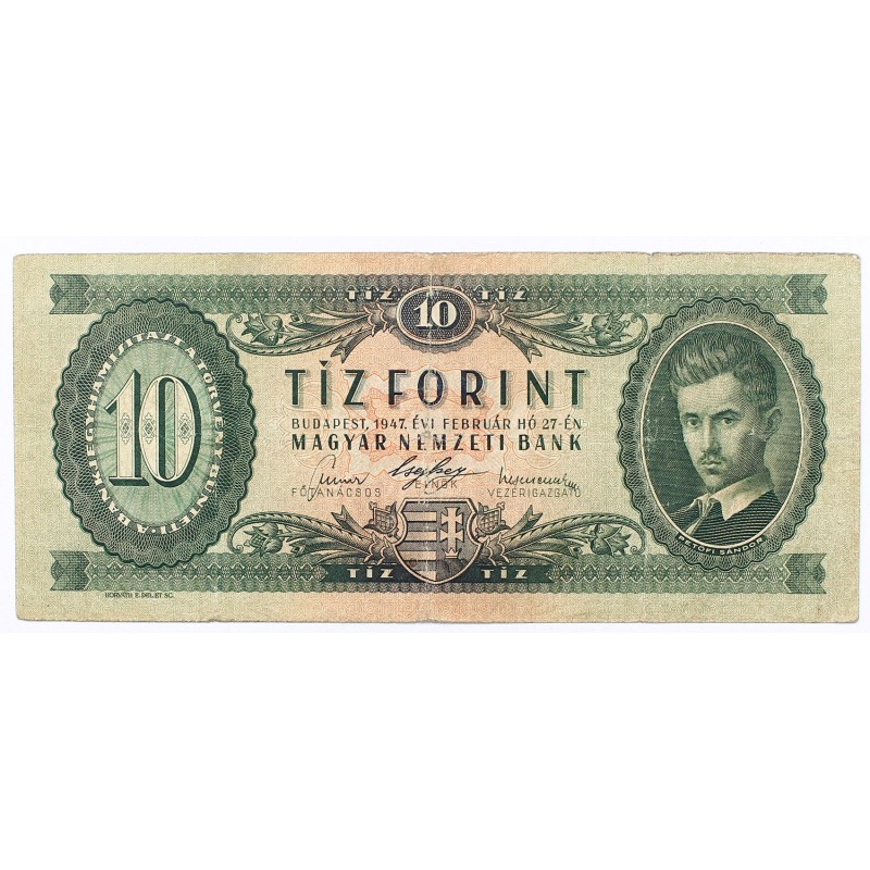 10 forint 1947