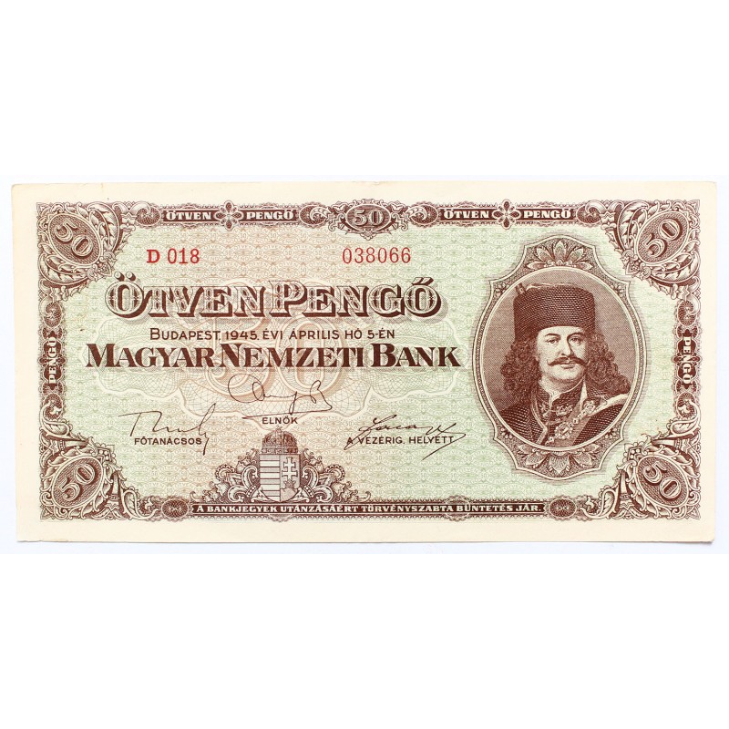 50 pengő 1945