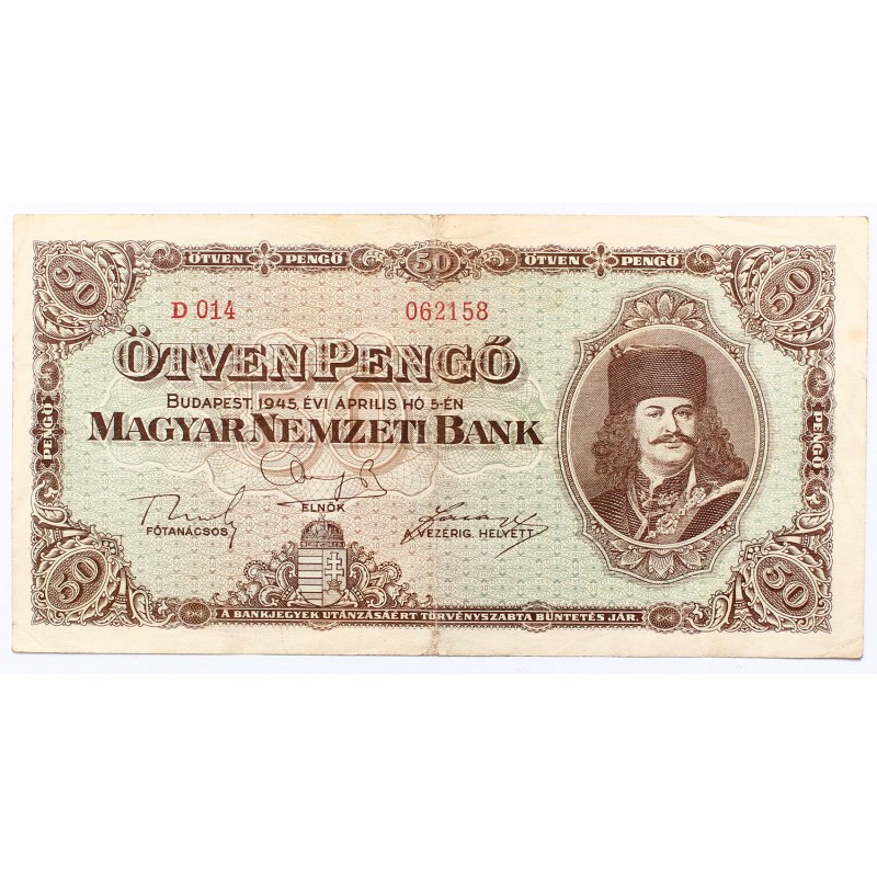 50 pengő 1945