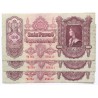 100 pengő 1930 csillagos 3db sorszámkövető
