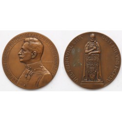 Conrad von Hötzendorf - Viel Feild Viel Ehr/Gott mit uns bronz érem 1915
