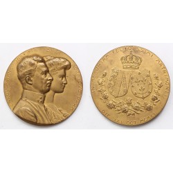 IV. Károly és Zita házassági érem 1911, R. Marschall