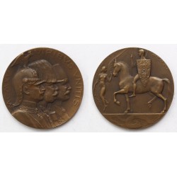 II.Vilmos, Ferenc József, V.Mehmed - Viribus Unitis patrióta érem 1915
