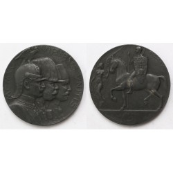 II.Vilmos, Ferenc József, V.Mehmed - Viribus Unitis patrióta érem 1915