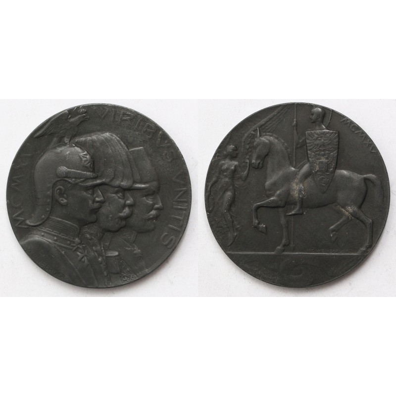 II.Vilmos, Ferenc József, V.Mehmed - Viribus Unitis patrióta érem 1915
