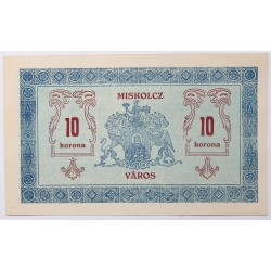 Miskolc 10 korona 1919
