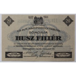 Hadifogolytábor Somorja 20 fillér 1916
