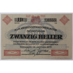 Hadifogolytábor Somorja 20 fillér 1916