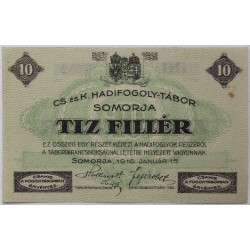 Hadifogolytábor Somorja 10 fillér 1916