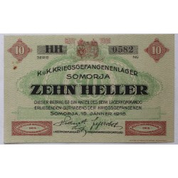 Hadifogolytábor Somorja 10 fillér 1916
