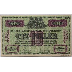 Hadifogolytábor Ostffyasszonyfa 10 fillér 1916