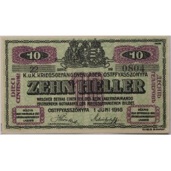 Hadifogolytábor Ostffyasszonyfa 10 fillér 1916