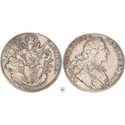 Bajorország, III. Miksa József tallér 1767