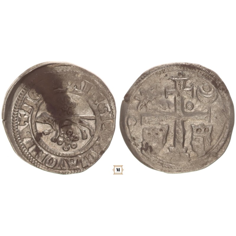 Szlavón denár IV.Béla 1235-70 o - o ÉhSz2