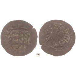 I. Ulászló 1440-44 denár B - n ÉH 475
