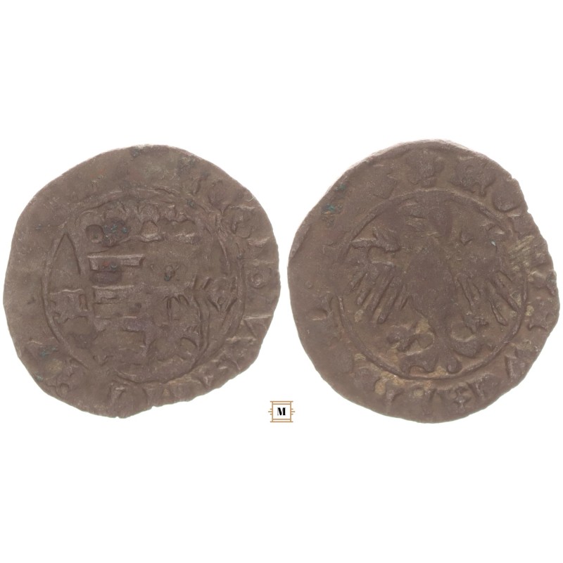 I. Ulászló 1440-44 denár A - G ÉH 470