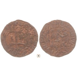 V. László 1453-57 denár A-B ÉH 522 R!