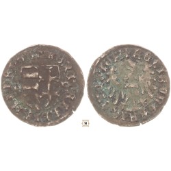 V. László 1453-57 denár K-P ÉH 501
