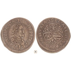 II. Ferdinánd 3 krajcár 1626 Graz