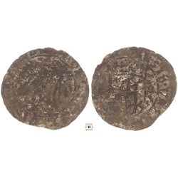 I. Ulászló 1440-44 denár B-n* ÉH 470