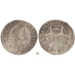 II. Ferdinánd 3 krajcár 1636 St. Veit