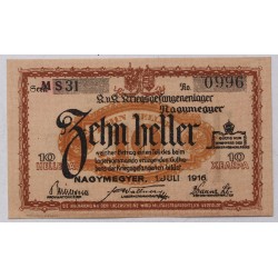 Hadifogolytábor, Nagymegyer 10 fillér 1916 MS változat
