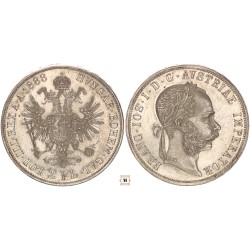 Ferenc József 2 florin 1888