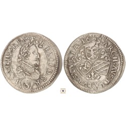 II. Ferdinánd 3 krajcár 1625 Graz