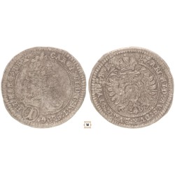 III. Károly 1 krajcár 1717 Graz