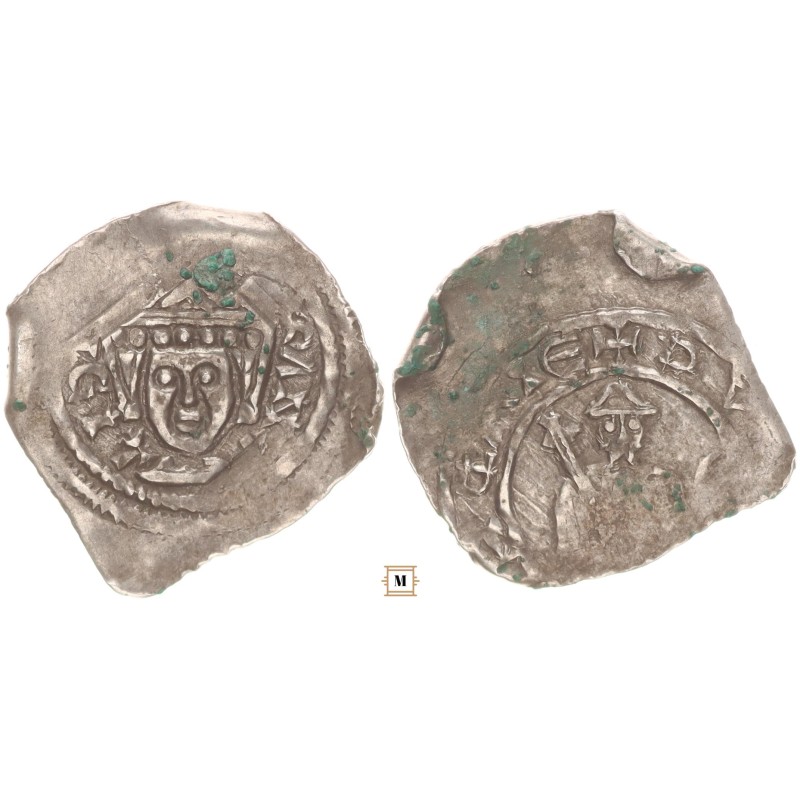 Friesachi denár Bernhard 1202-56 St. Veit