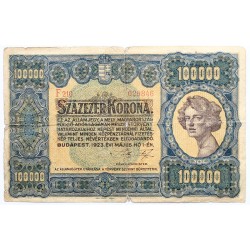 100000 korona 1923