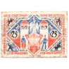 Németország Bielefeld 25 márka 1922 selyem szükségpénz