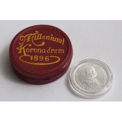 FJ Milleniumi korona díszdobozban 1896 UV barna